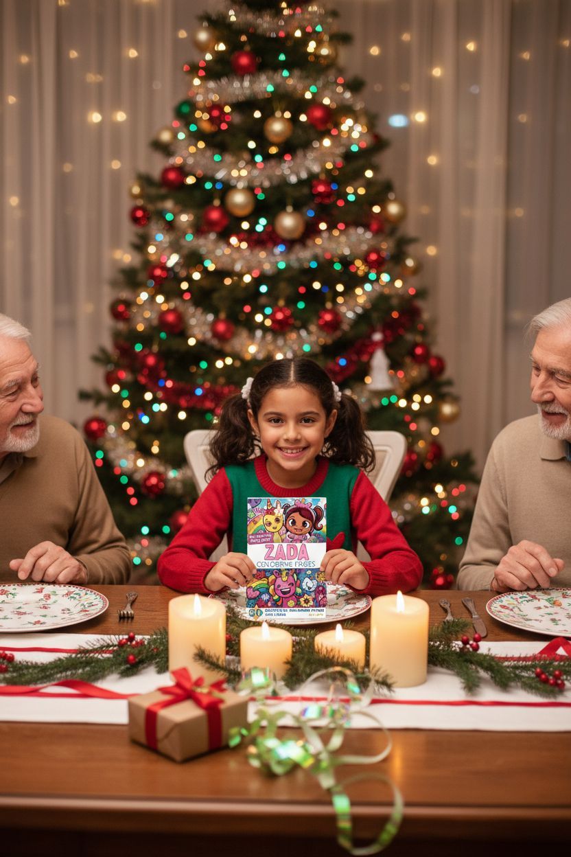 Zada Christmas coloring pages gift