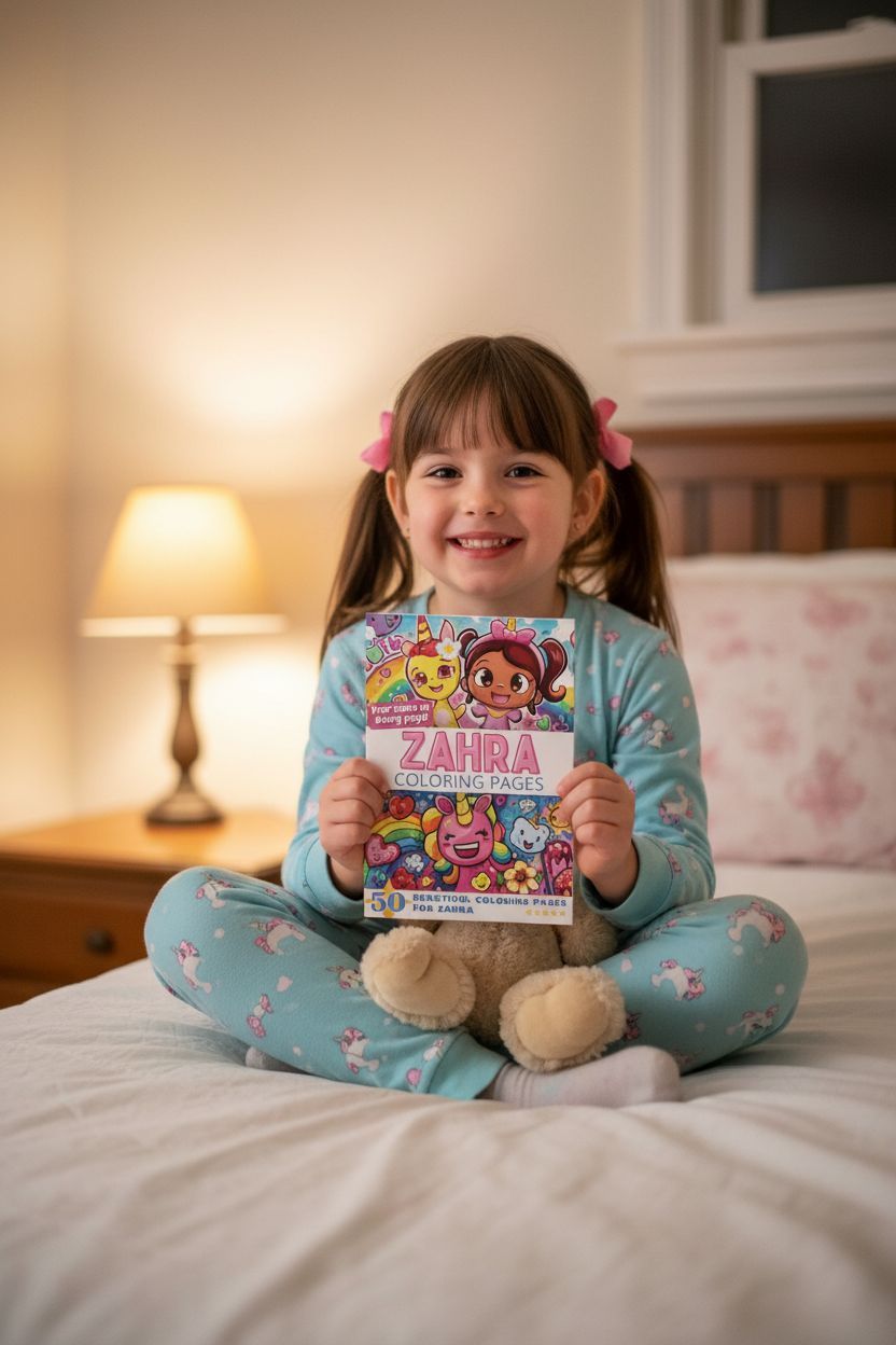 Zahra personal coloring pages