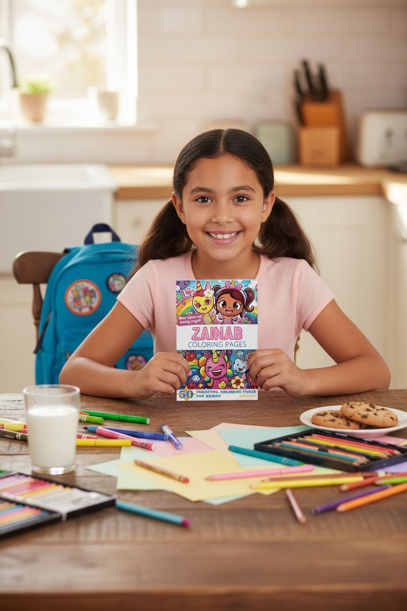 Zainab personal coloring pages