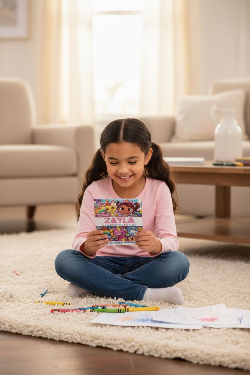 Zayla personal coloring pages