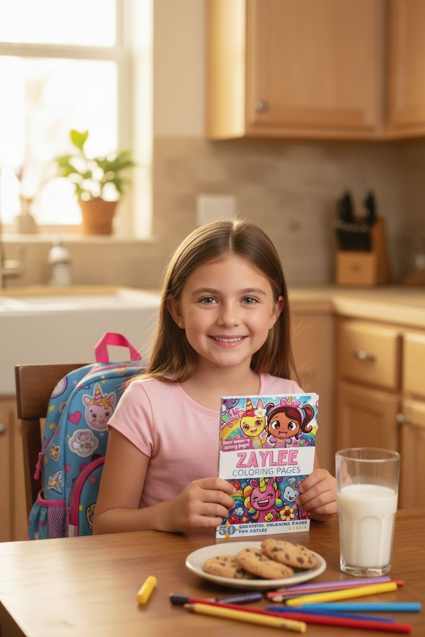 Zaylee personal coloring pages