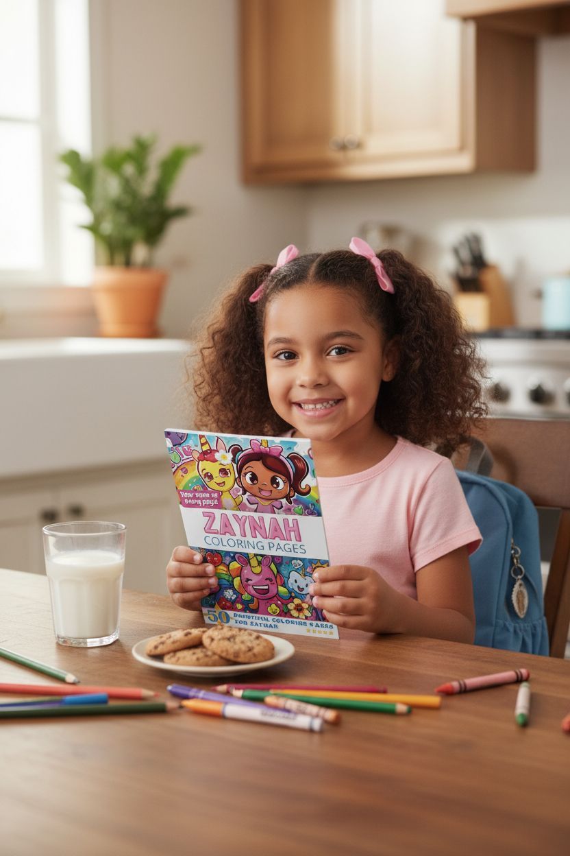 Zaynah personal coloring pages