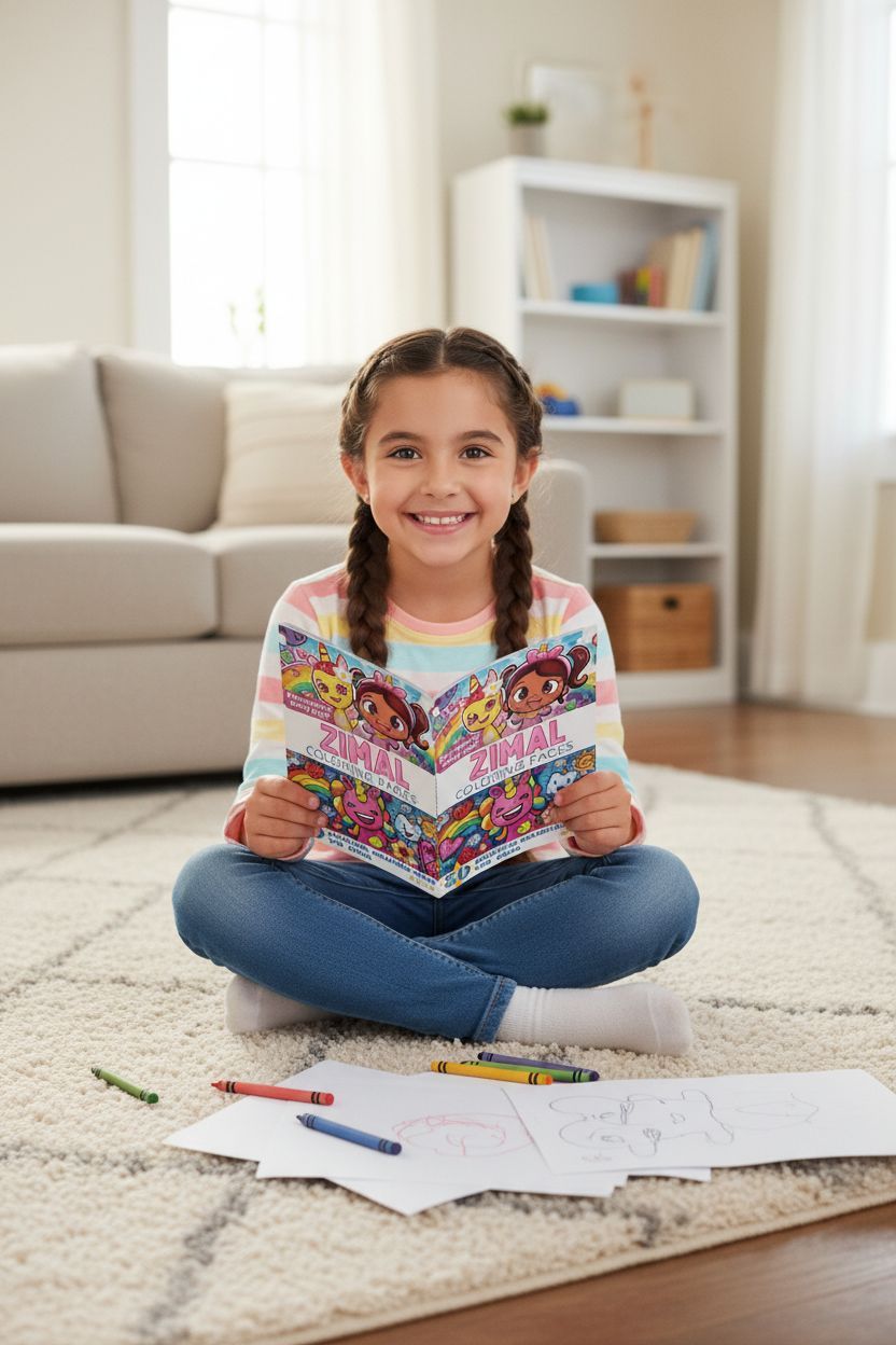 Zimal personal coloring pages