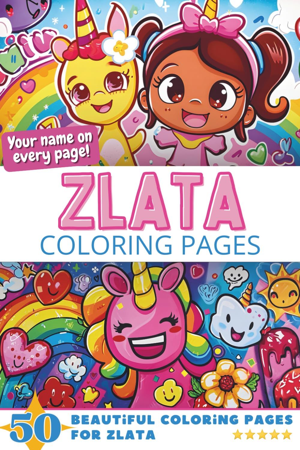 Zlata Coloring Book Cover