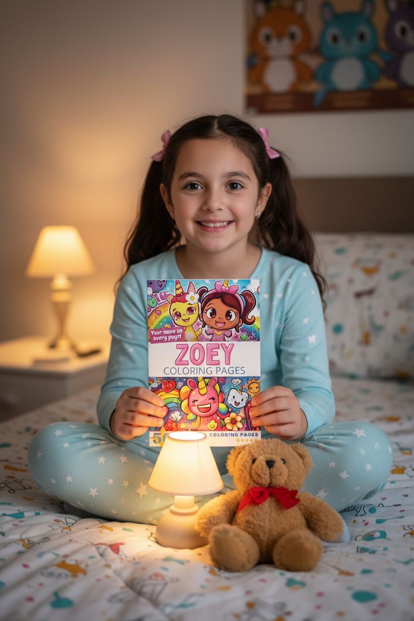 Zoey personal coloring pages