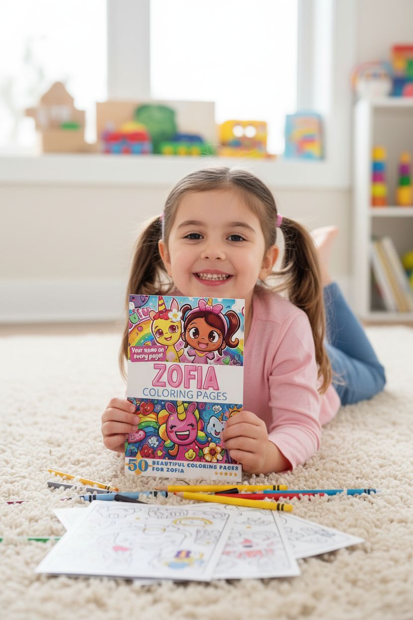 Zofia personal coloring pages