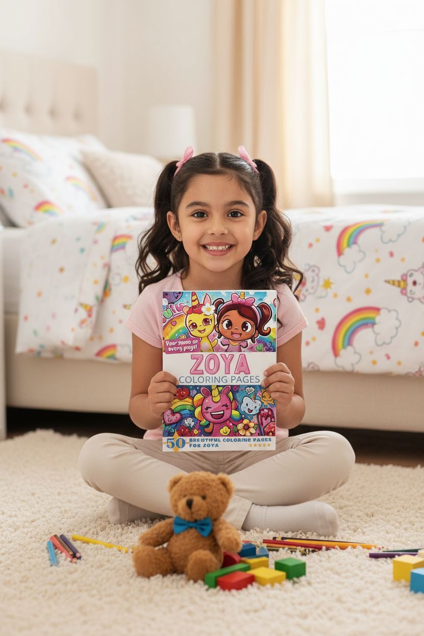 Zoya personal coloring pages