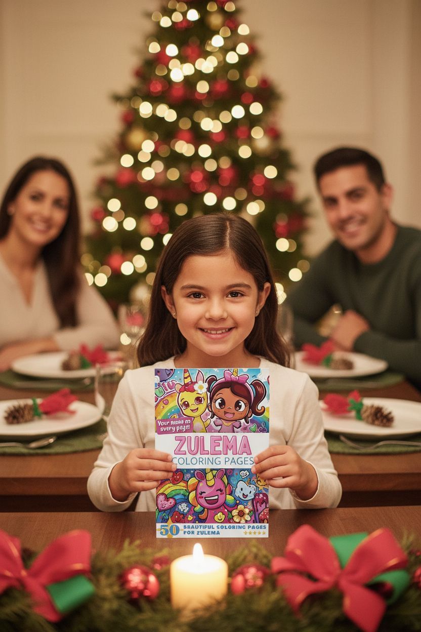 Zulema Christmas coloring pages gift