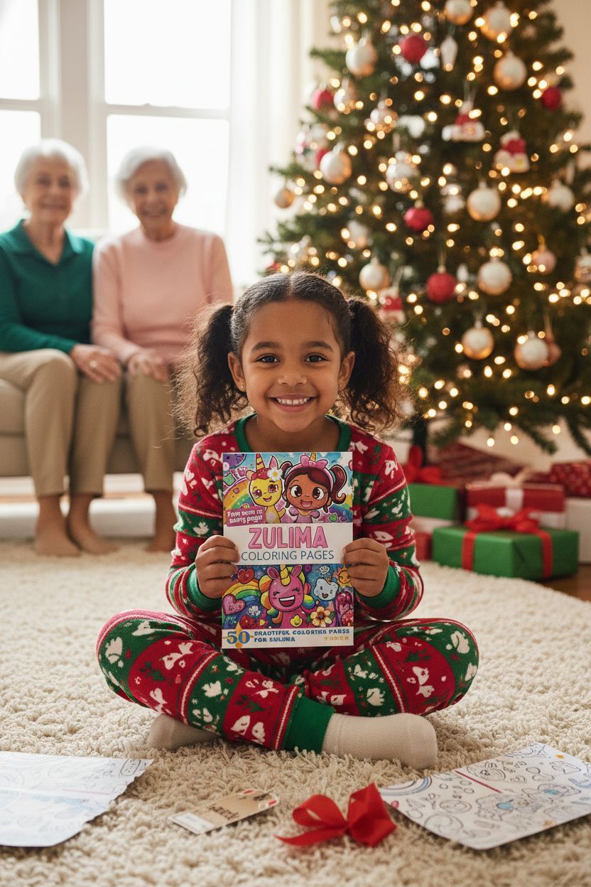 Zulima Christmas coloring pages gift