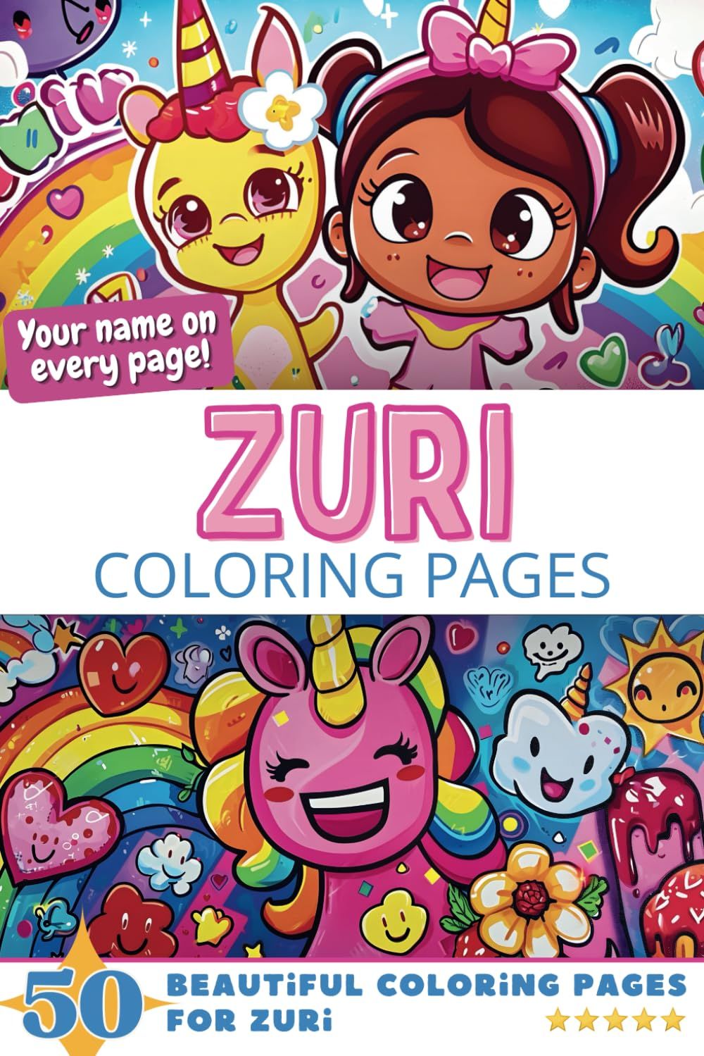 Zuri Coloring Book Cover