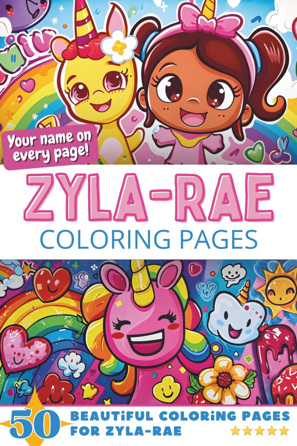 Zyla-Rae Coloring Book Cover