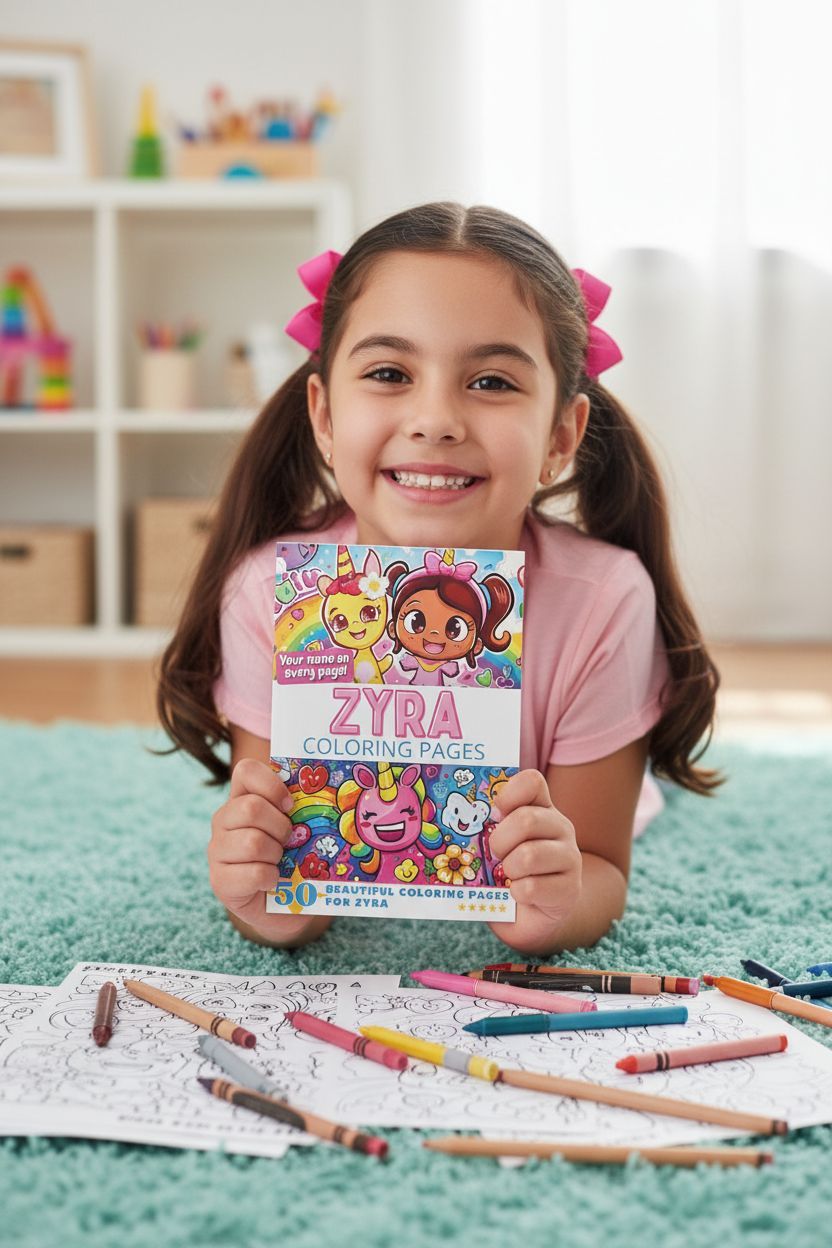 Zyra personal coloring pages